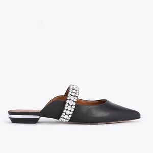 Kurt Geiger Women's Princely Embellished Pointed Toe Mules size 36.5/6.5US